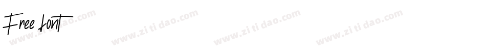 Free font字体转换